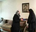 شهردار منطقه ۸ به دیدار مادر نخستین شهید مسیحی دفاع مقدس رفت