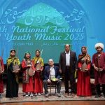 حضور چشمگیر بانوان ترکمن درجشنواره ملی موسیقی جوان